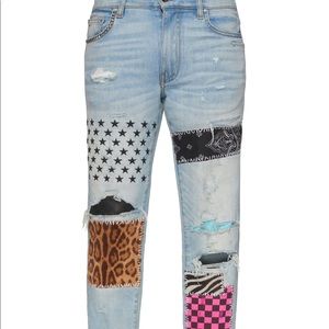 Amiri art patch Jean